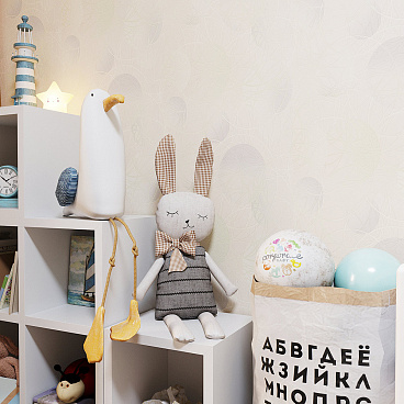 Обои вспененный винил на бумажной основе Elysium Круги 97017 (0,53х10,05 м)