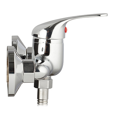 Смеситель для душа без излива Corsa Deco Wave L хром с лейкой однорычажный (671766)