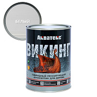 Антисептик Акватекс Викинг декоративный для дерева белый 0,75 л