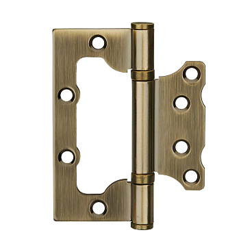 Петля бабочка универсальная неразъемная 100х75 мм бронза