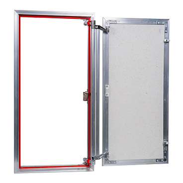 Люк ревизионный под плитку Практика EuroFormat-R алюминиевый 400х800 мм скрытый нажимной