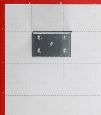 Уголок соединительный оцинкованный 40х40х60х2 мм