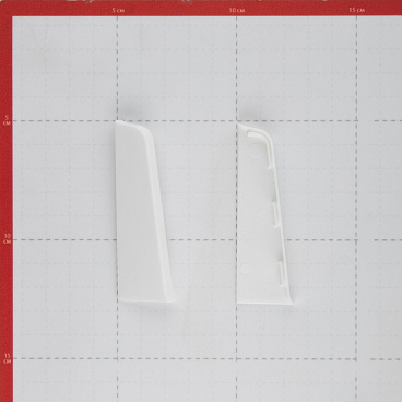 Заглушка торцевая Salag Lima SG 72 мм белая левая-правая (2 шт.)