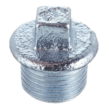 Заглушка Gebo Platinum (290-4V) 1/2 НР(ш) чугунная оцинкованная