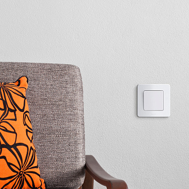 Выключатель Legrand Inspiria одноклавишный встраиваемый белый (673600)