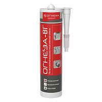 Герметик акриловый противопожарный высокоэластичный Огнеза ВГ белый 310 мл