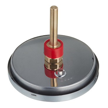 Термометр аксиальный Росма 1/2 НР(ш) d100 мм шток 64х6 мм 120°С (2545)