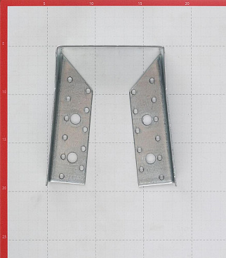 Опора бруса закрытая оцинкованная 140х76х100х2 мм