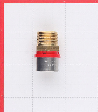 Соединитель прямой Tiemme 32(пресс) х 1 НР(ш)