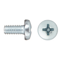 Винт оцинкованный M4x8 мм DIN 7985 полукруглая головка (20 шт.)