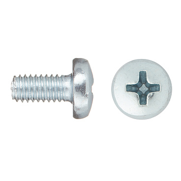 Винт оцинкованный M4x8 мм DIN 7985 полукруглая головка (20 шт.)