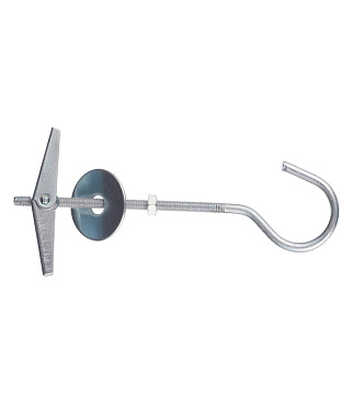 Дюбель складной пружинный L-образный крюк M3 85x10 мм (1 шт.)