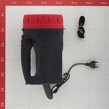 Фонарь ручной Navigator светодиодный 25 LED 5 Вт аккумуляторный SLA 6000 мАч пластик