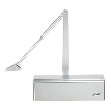 Доводчик дверной Lavelly (80-120 кг) серебро