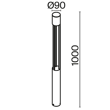 Ландшафтный светильник Outdoor O427FL-L12GF3K