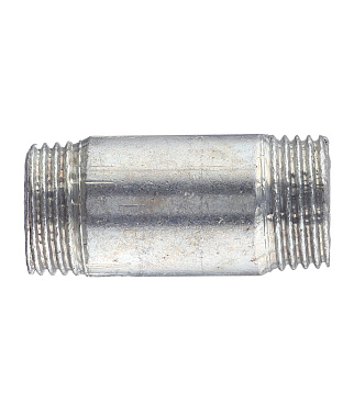 Бочонок 1/2 НР(ш) х 1/2 НР(ш) стальной оцинкованный