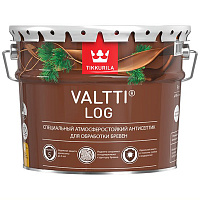Антисептик Tikkurila/Tikkivala Valtti Log декоративный для дерева бесцветный основа ЕС 9 л