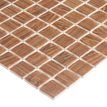 Мозаика Lavelly Smalta светлое дерево стеклянная 467х311х4,5 мм матовая