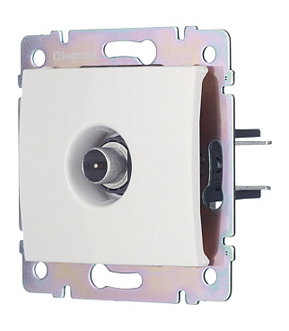 Розетка телевизионная Legrand Valena встраиваемая белая (694291)