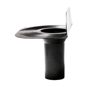 Воронка парапетная Поливент d110х250 мм черная RAL 9005