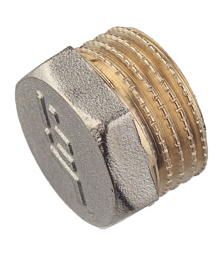 Заглушка 1/2 НР(ш) латунная