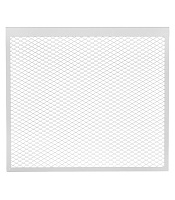 Экран декоративный металлический Evecs ДМЭР 610х690 мм белый 7-ми секционный