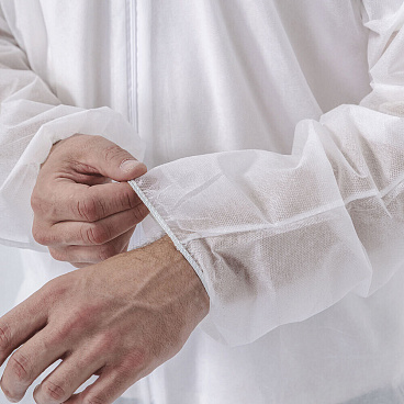 Комбинезон защитный одноразовый PO106 52-54 рост 180-188 см белый