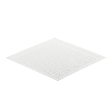 Решетка вентиляционная стальная Era 250х250 мм с сеткой белая