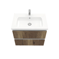 Тумба подв Электра/Electra 70 под умыв-к Creavit Идеал/IDEAL 70, дуб Рока, LE-WCAB-70-222