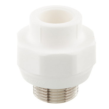 Муфта полипропиленовая Valtec 20 мм х 3/4 НР(ш) (VTp.701.0.02005)