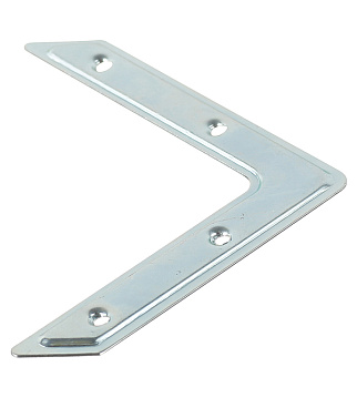 Уголок плоский оцинкованный 100х100х17х1 мм (4 шт.)