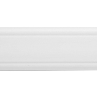 Молдинг из экополимера ударопрочный 60х8х2000 мм Cosca МX008 белый