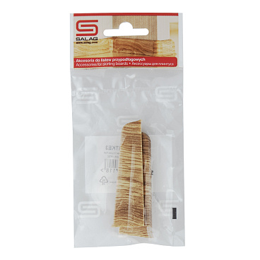 Заглушка торцевая Salag Lima 72 мм дуб аргос левая-правая (2 шт.)