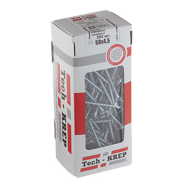 Саморезы универсальные 50x4,5 мм оцинкованные (200 шт.)