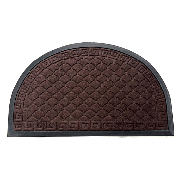 Коврик противоскользящий Афины 50х80 см влаговпитывающий коричневый