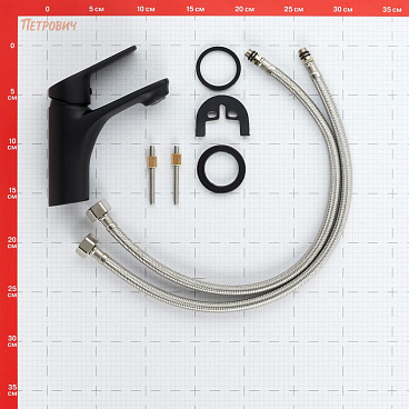 Смеситель для раковины Corsa Deco KX однорычажный черный (FBKXB)
