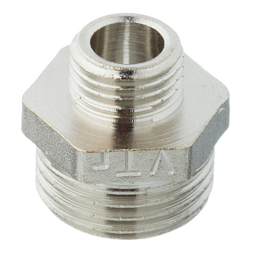 Ниппель переходной Valtec 1/2 НР(ш) х 1/4 НР(ш) латунный (VTr.580.N.0402)