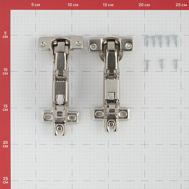 Петля мебельная Slide-on 175° полного открытия с ответной планкой (2 шт.)