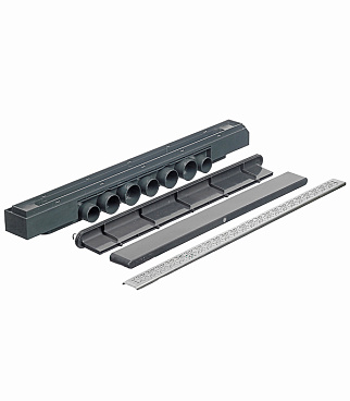 Лоток душевой Wirquin Венеция с гидрозатвором 800 мм решетка из нержавеющей стали (30724168)