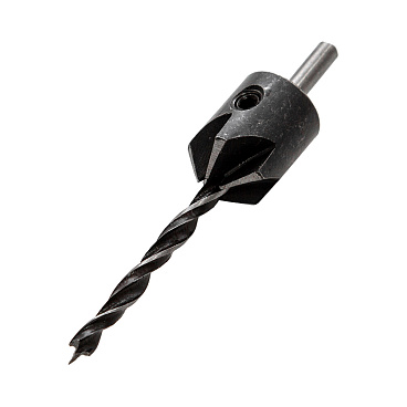 Сверло по дереву спиральное Vira 4х75 мм с зенкером (552054)