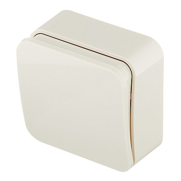 Выключатель Systeme Electric Blanca одноклавишный накладной бежевый с самовозвратом (BLNCA101017)