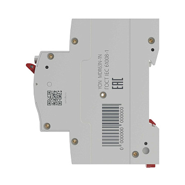 Автомат дифференциальный DKC Yon Max 6А 1P+N тип A 30 мА 6 кА (MDR63N-1N2C6-A)