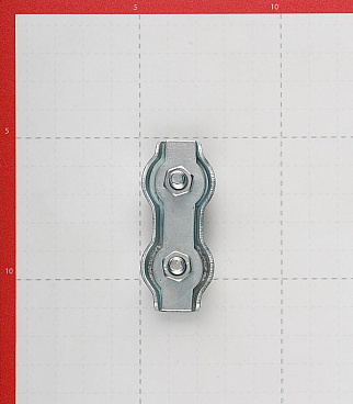 Зажим троса duplex d6 мм