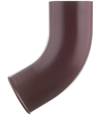 Колено стока Grand Line металлическое d90 мм красное вино RAL 3005