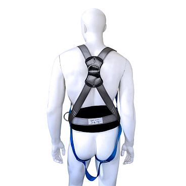 Страховочная система Окапром УСП-2Ж4 лента синяя/серая (0205)