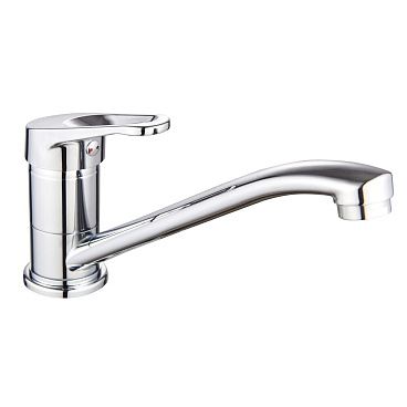 Смеситель для кухни и раковины ARGOtech Eco однорычажный с поворотным изливом хром (351 ECO)