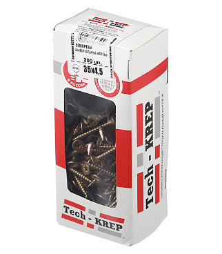 Саморезы универсальные 35x4,5 мм желтые (200 шт.)