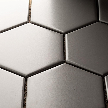 Мозаика Starmosaic Hexagon big белая керамическая 295х256х6 мм матовая