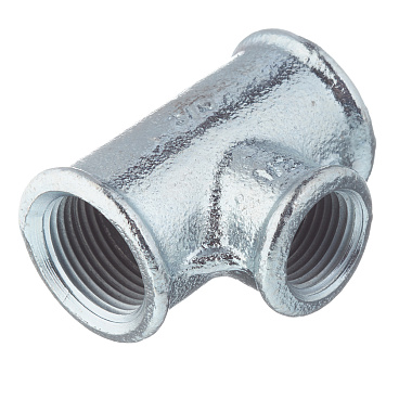 Тройник переходный Gebo Platinum (130-22V) 3/4 ВР(г) х 1/2 ВР(г) х 3/4 ВР(г) чугунный оцинкованный