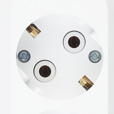 Удлинитель Makel 3 розетки 10 м ПВС 3х1 кв.мм 16 А 2,2 кВт белый (MGP138)